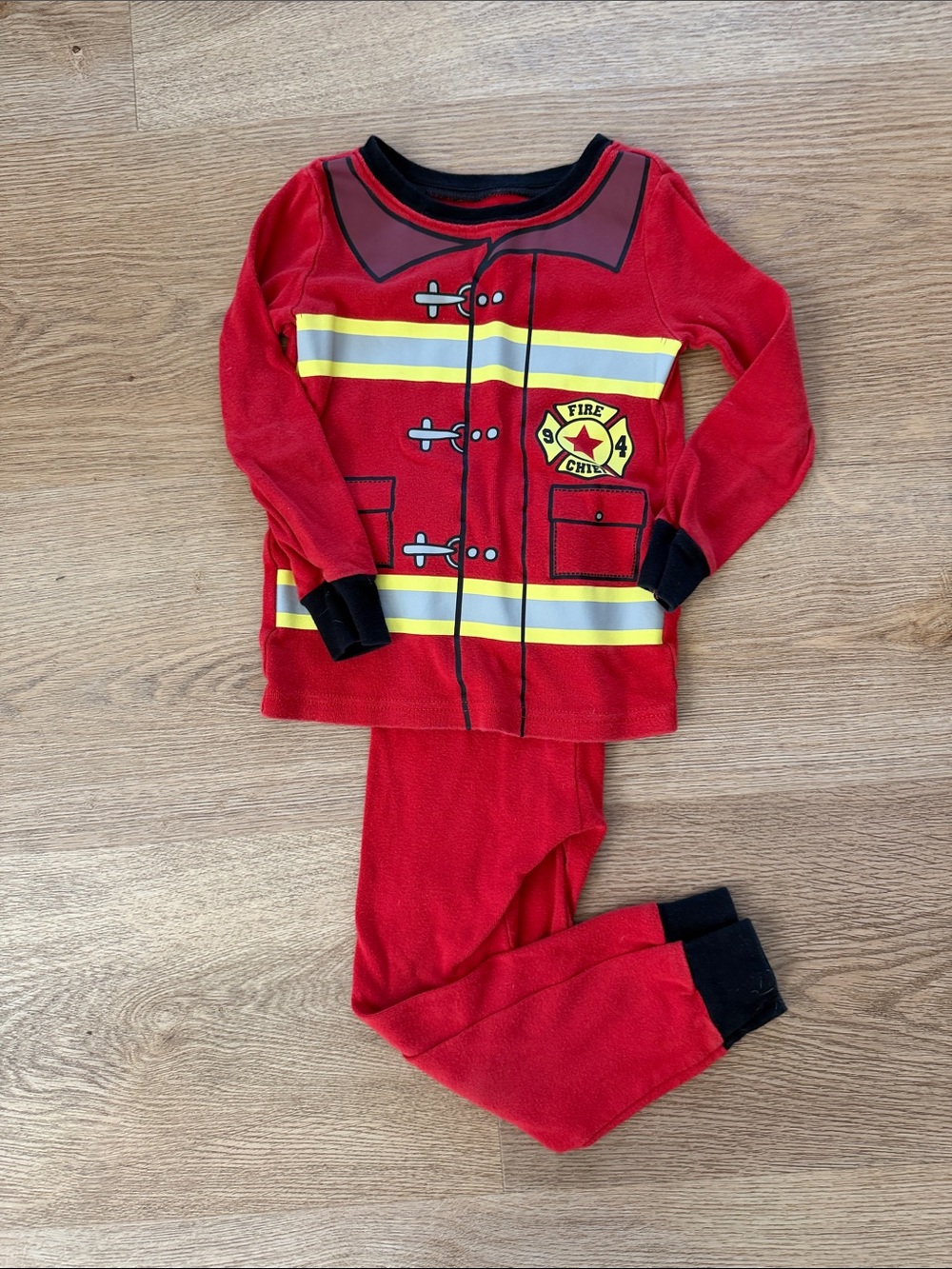 Firefighter Red Pajama Set